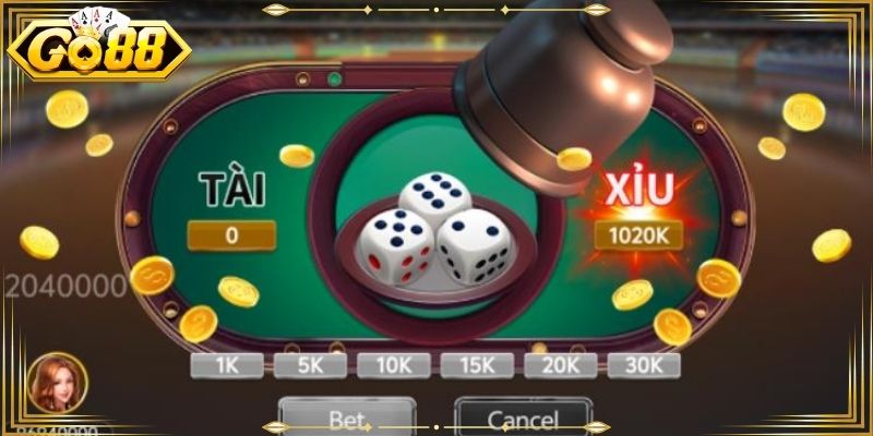 Tài xỉu cược phụ Go88 là game chơi biến tấu