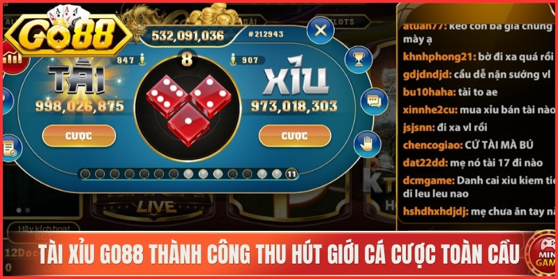 GO88 | TAI XIU GO88 | Cổng Game Tài Xỉu GO88 COM Mới Nhất 06/2026 10 Tài Xỉu Go88 thành công thu hút giới cá cược toàn cầu hiện nay